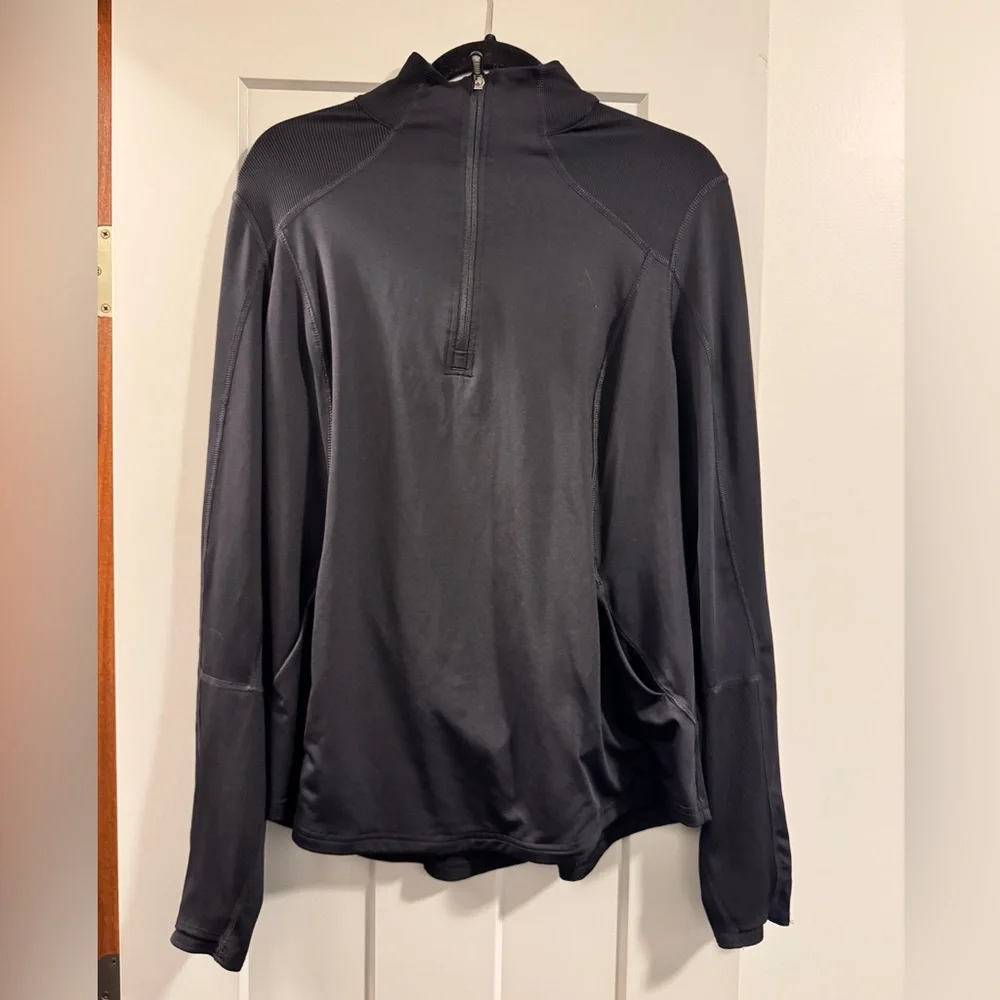 Half Zip Workout Top - Picture 3 of 4